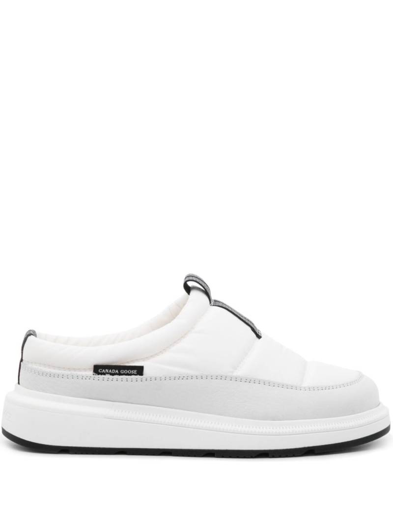 Canada Goose Cypress padded mules - White von Canada Goose