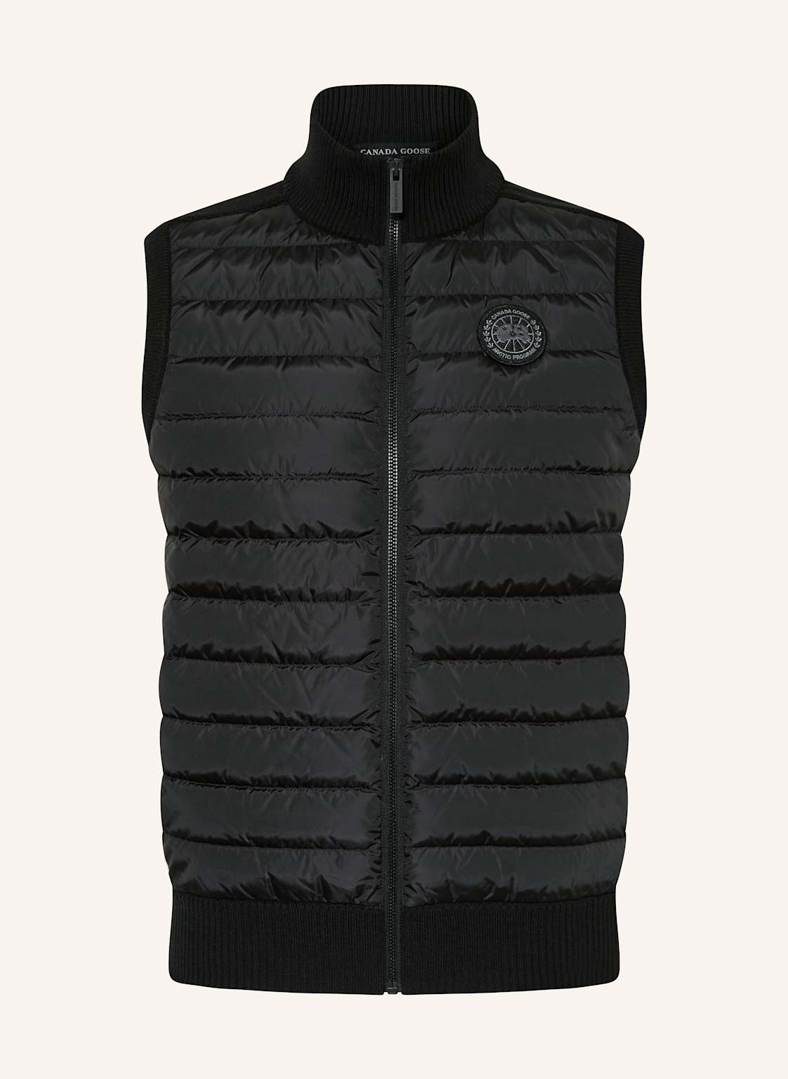 Canada Goose Daunenweste Hybridge Im Materialmix Mit Merinowolle schwarz Canada Goose Daunenweste Hybridge Im Materialmix Mit Merinowolle schwarz von Canada Goose