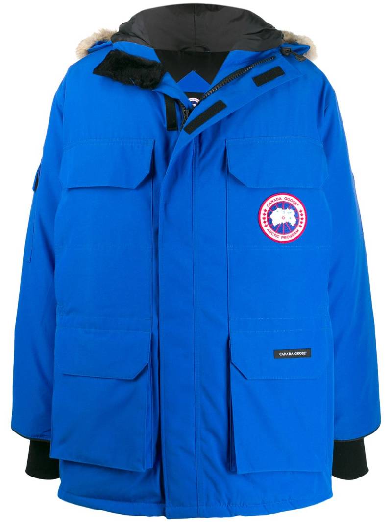 Canada Goose Expedition logo patch parka coat - Blue von Canada Goose