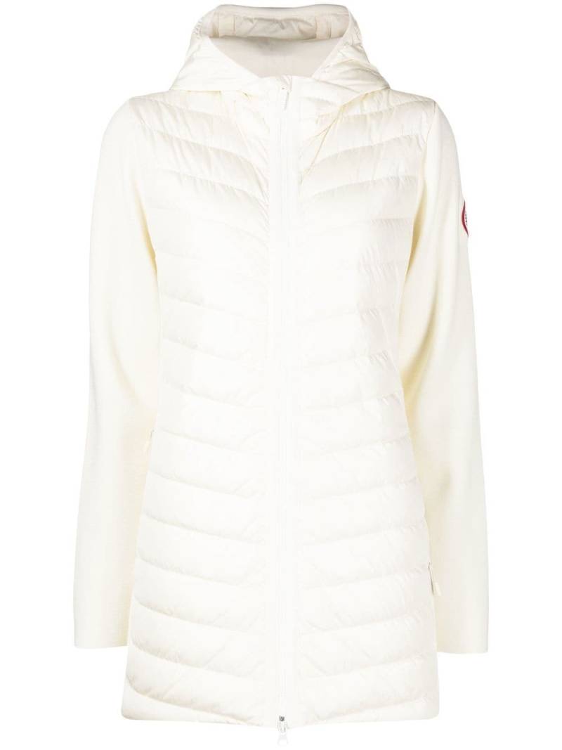 Canada Goose HyBridge® Knit hooded jacket - White von Canada Goose