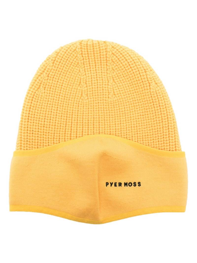 Canada Goose X Pyer Moss Black Balaclava 001 wool beanie - Yellow von Canada Goose