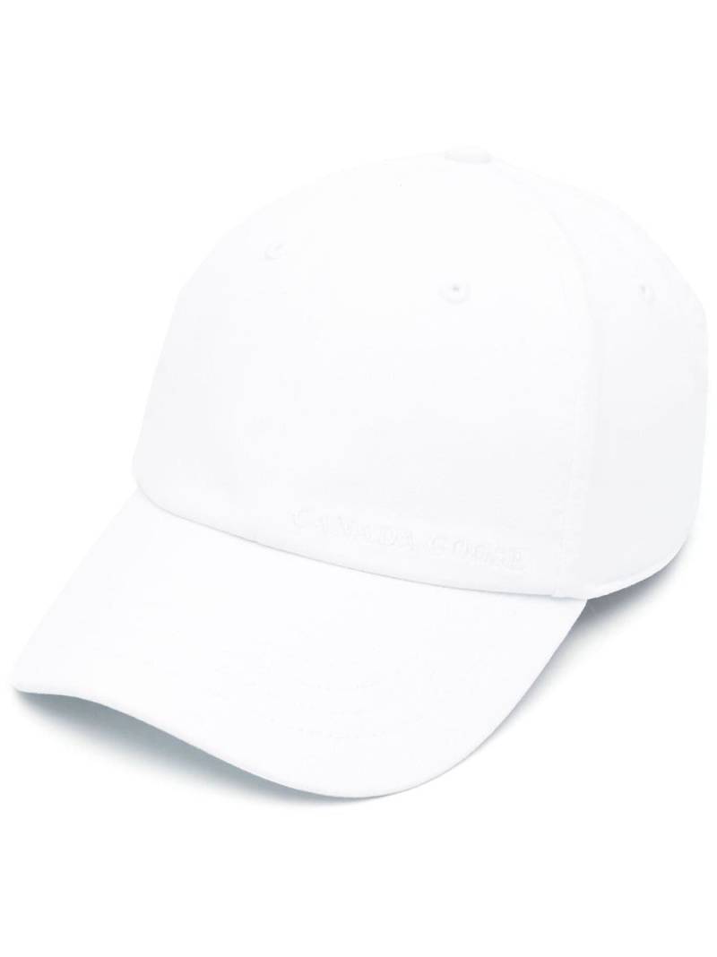 Canada Goose embroidered-logo cotton baseball cap - White von Canada Goose