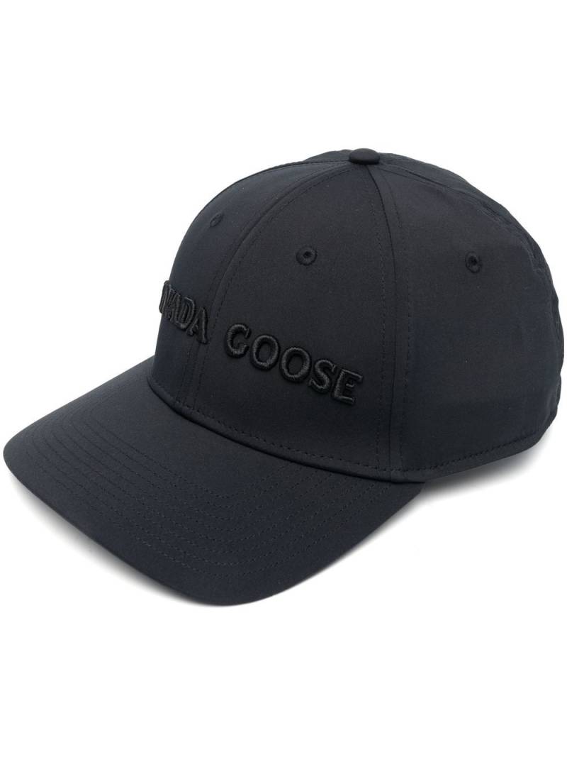 Canada Goose embroidered-logo flat-peak cap - Black von Canada Goose