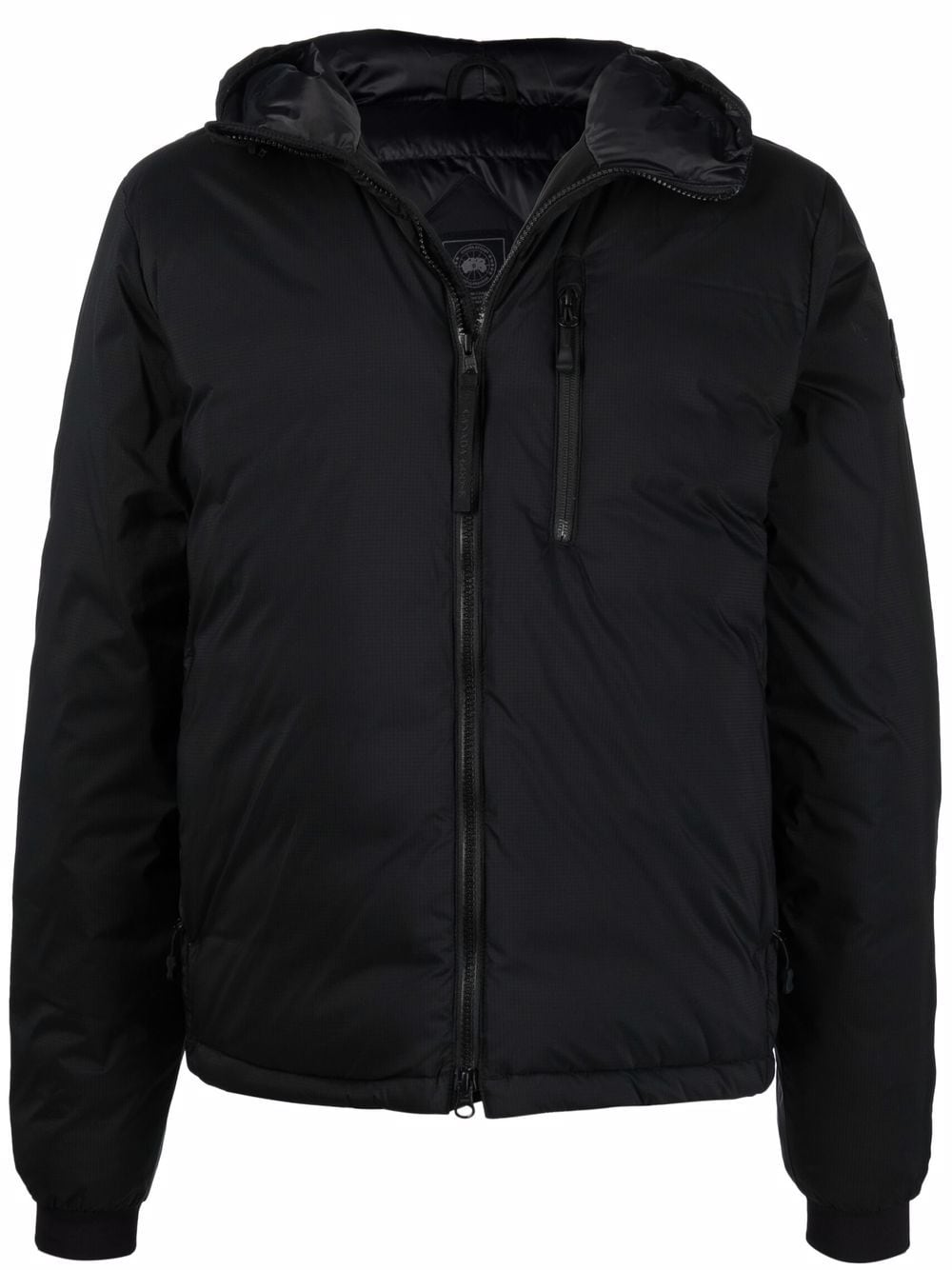 Canada Goose hooded feather-down padded jacket - Black von Canada Goose