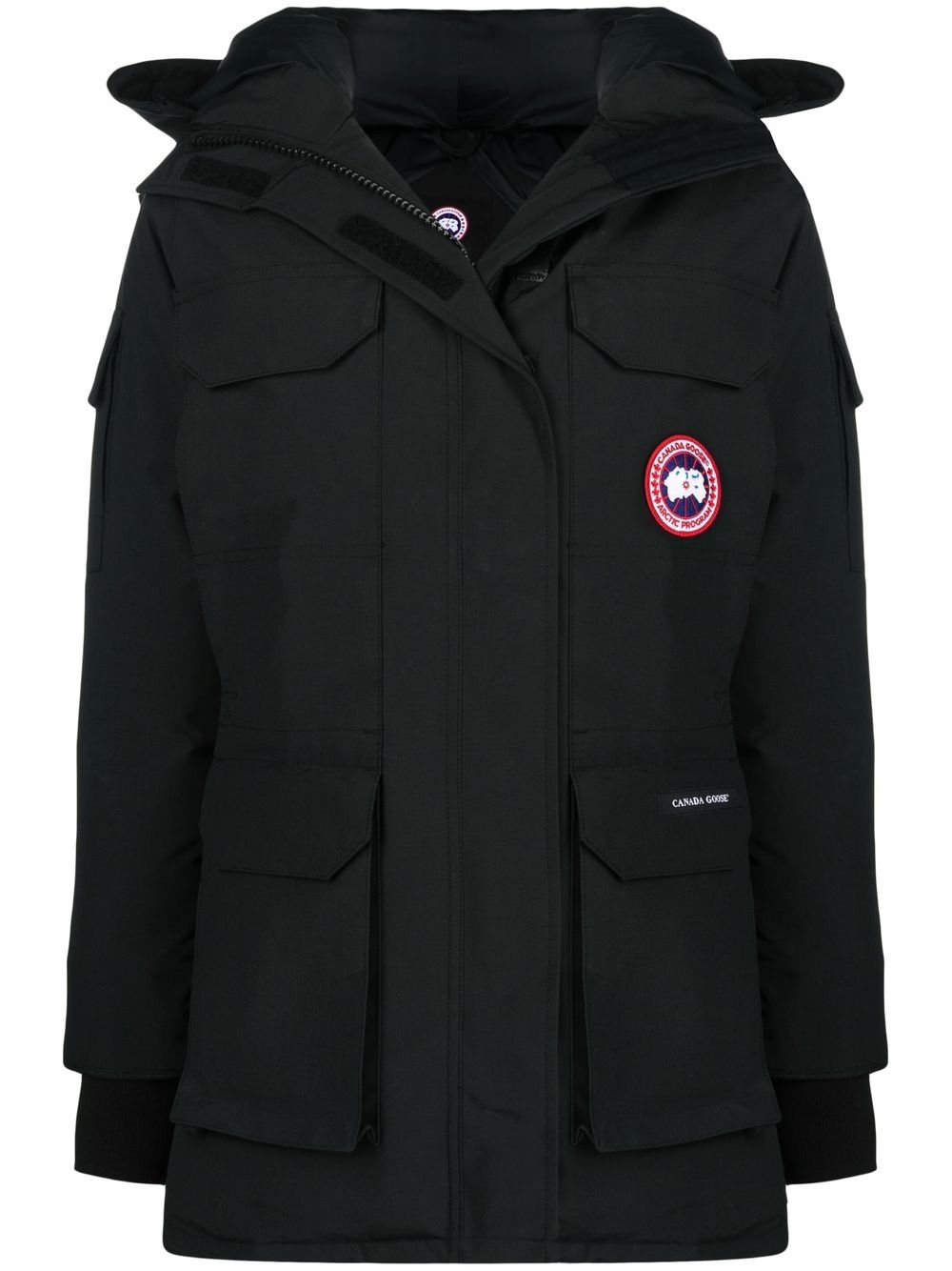 Canada Goose hooded padded parka - Black von Canada Goose