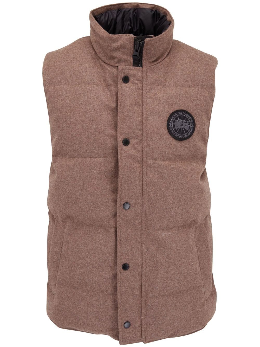 Canada Goose logo-patch feather-down gilet - Brown von Canada Goose