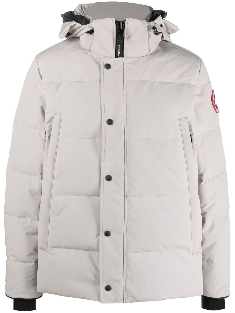 Canada Goose logo-patch padded jacket - Neutrals von Canada Goose