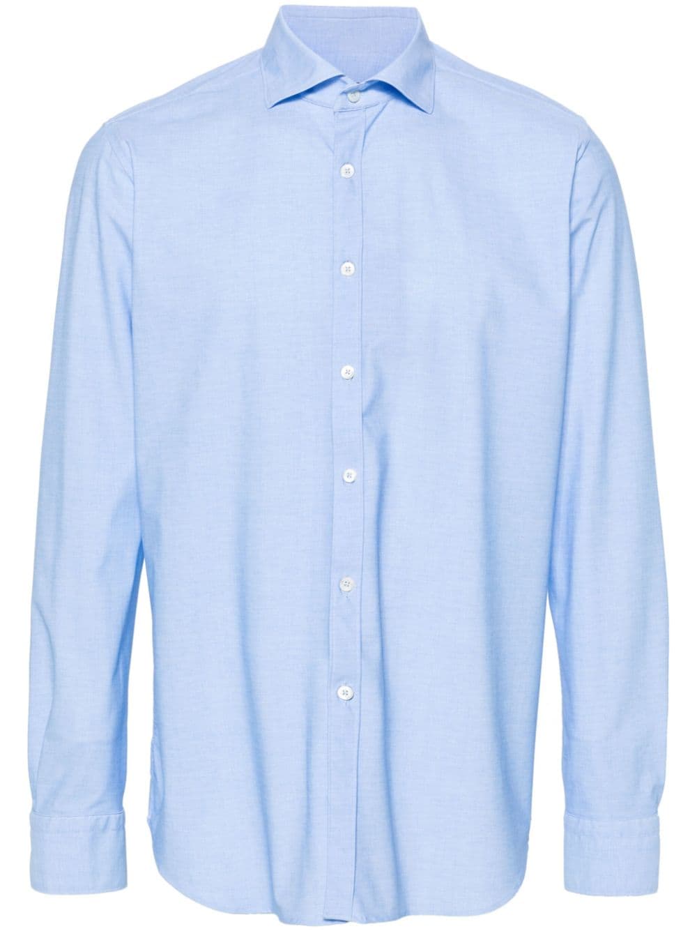 Canali classic-collar long-sleeve shirt - Blue von Canali
