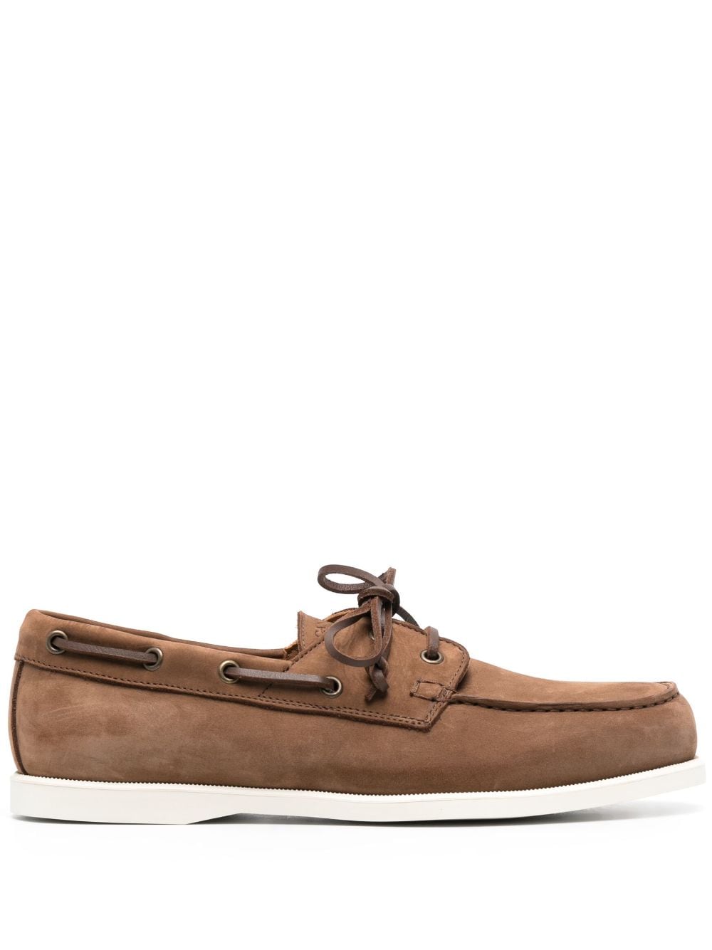 Canali lace-up suede loafers - Brown von Canali