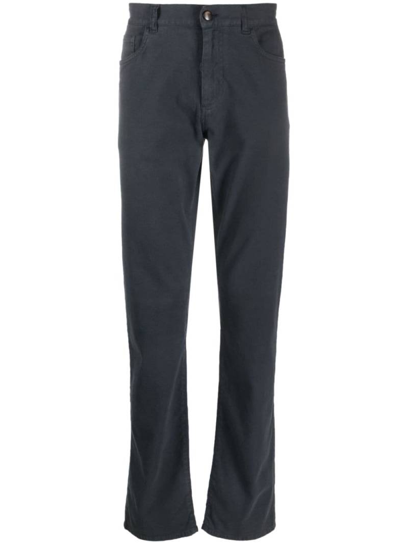 Canali low-rise slim-fit jeans - Blue von Canali