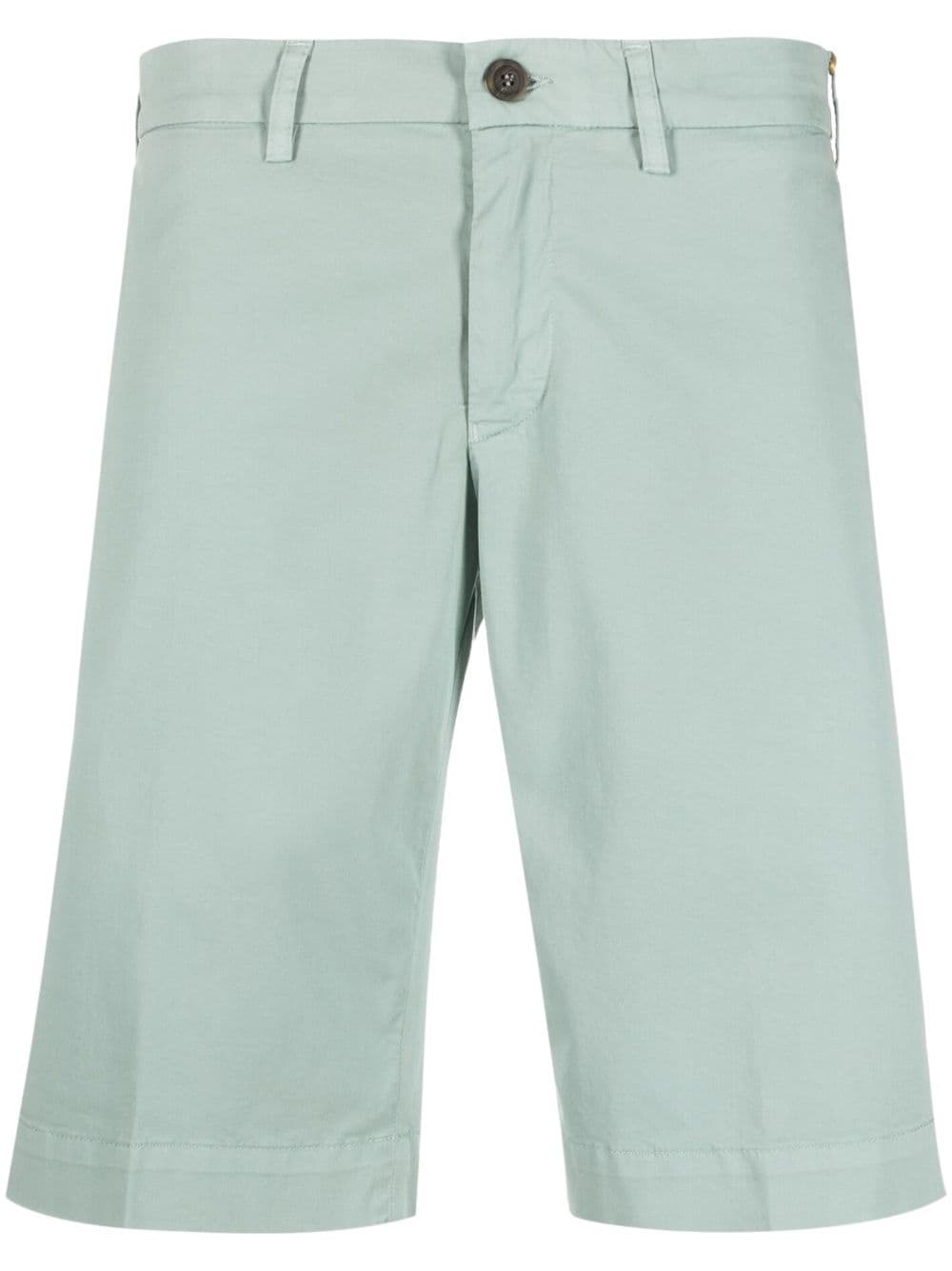 Canali mid-rise cotton shorts - Blue von Canali