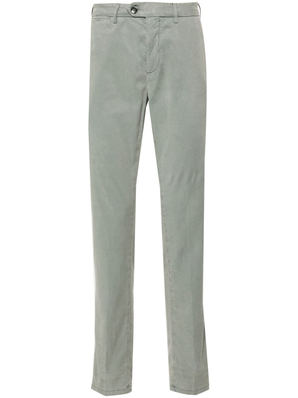 Canali mid-rise tapered chinos - Green von Canali