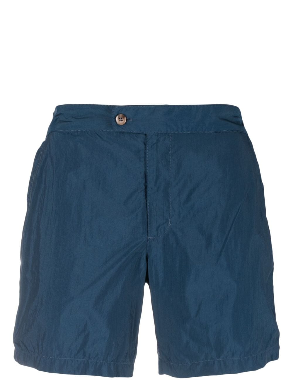 Canali off-centre fastening swim shorts - Blue von Canali