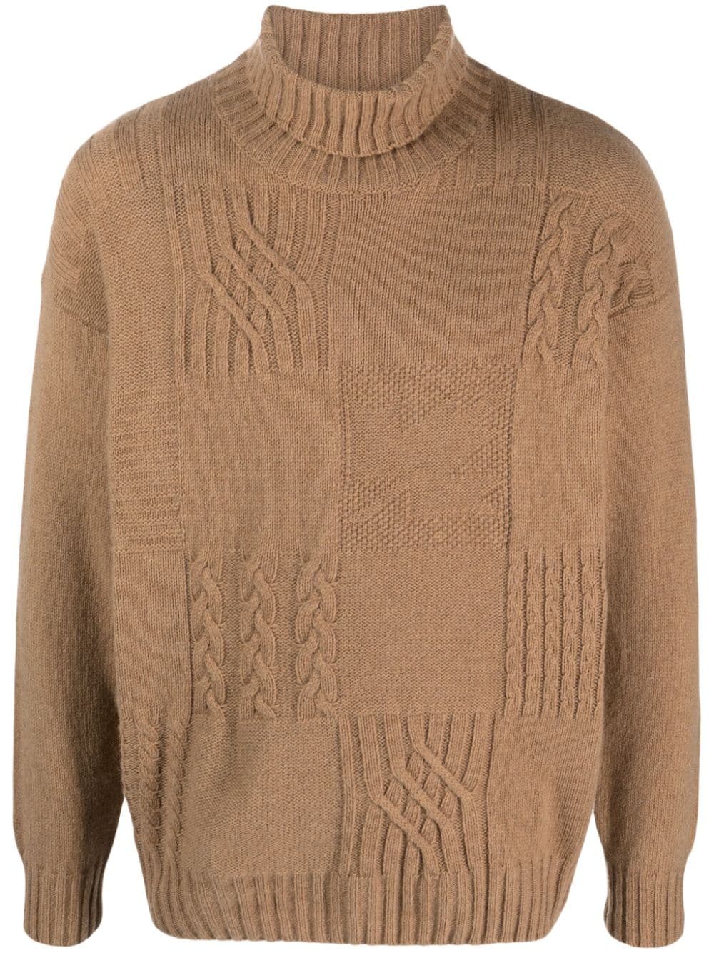 Canali roll-neck knitted jumper - Neutrals von Canali