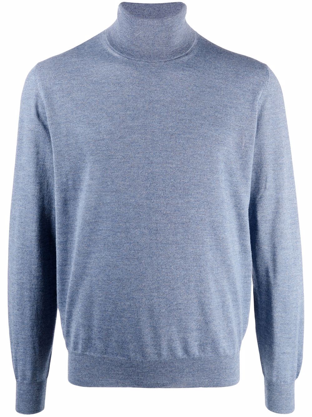 Canali roll-neck wool jumper - Blue von Canali