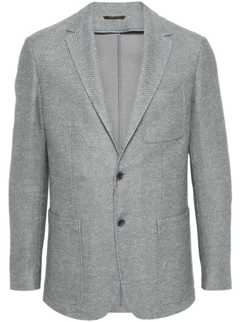 Canali single-breasted blazer - Blue von Canali