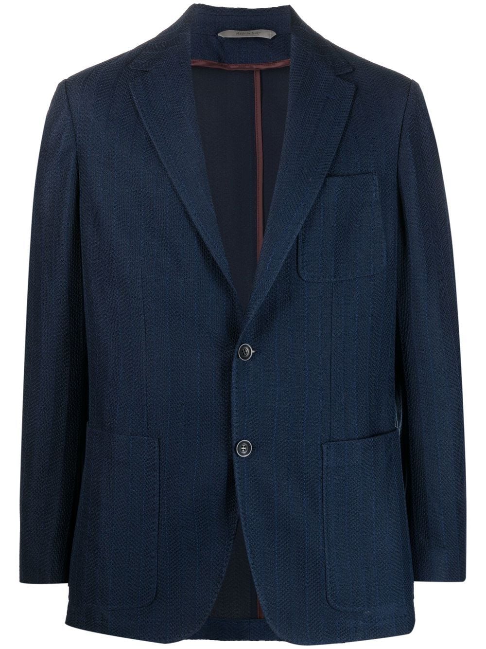 Canali single-breasted blazer - Blue von Canali