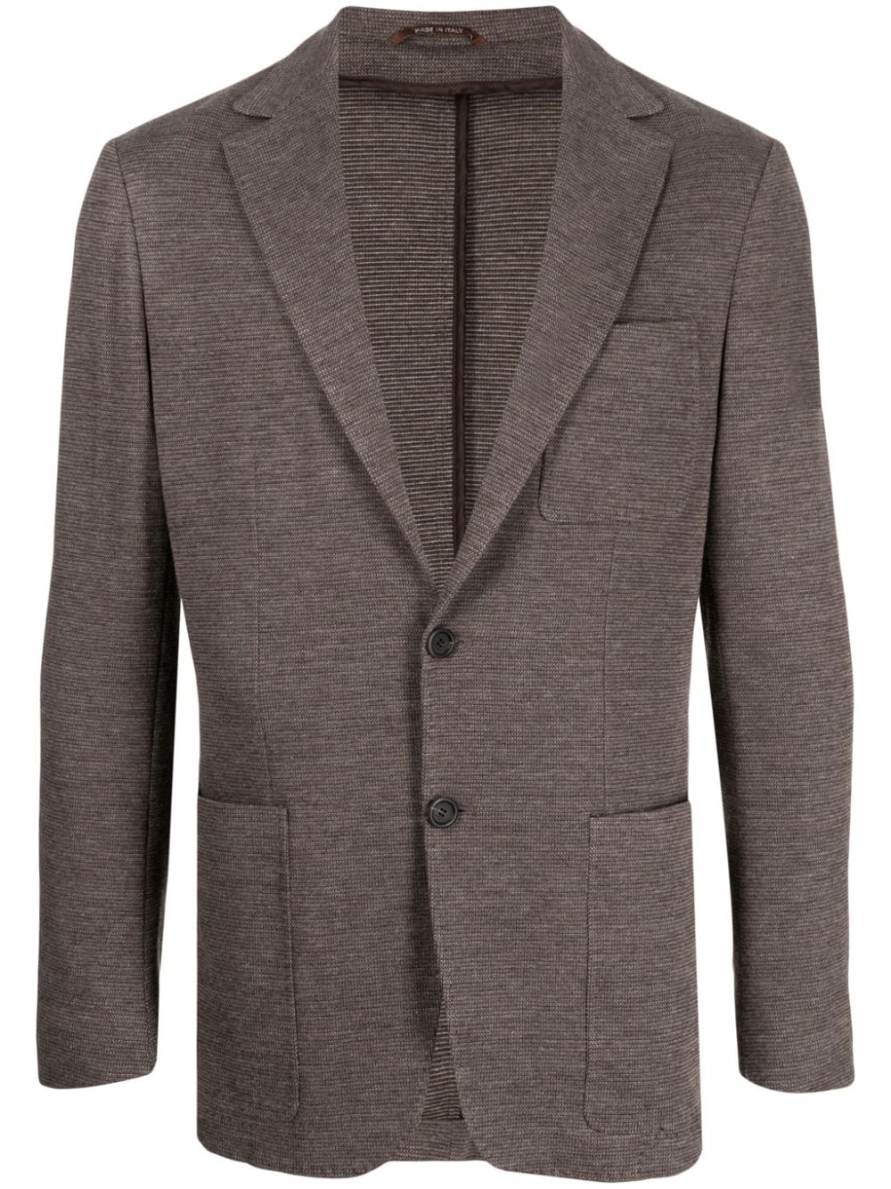 Canali single-breasted blazer - Brown von Canali