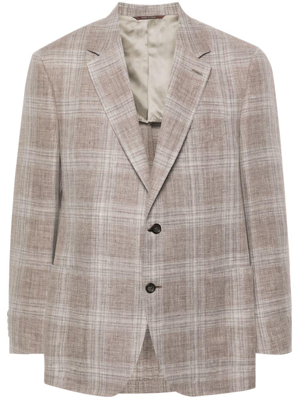 Canali single-breasted blazer - Brown von Canali