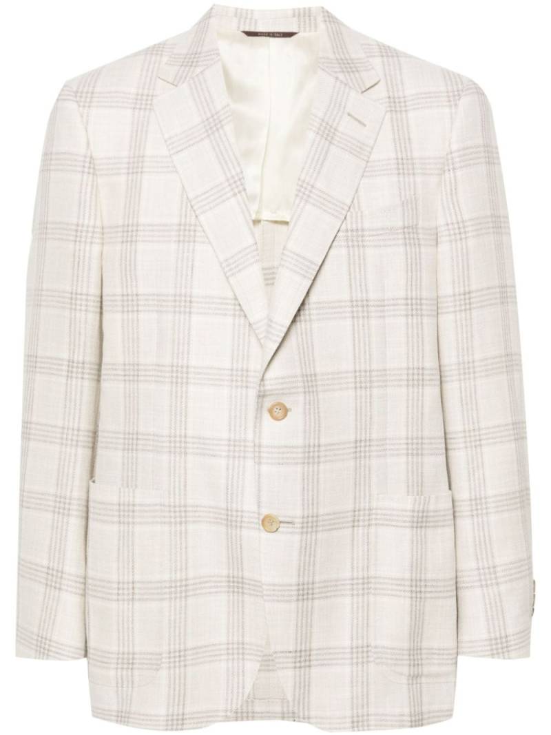 Canali single-breasted blazer - Neutrals von Canali