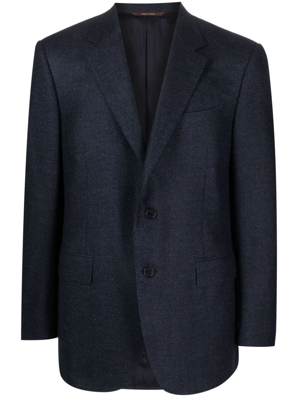 Canali single-breasted tailored wool jacket - Blue von Canali
