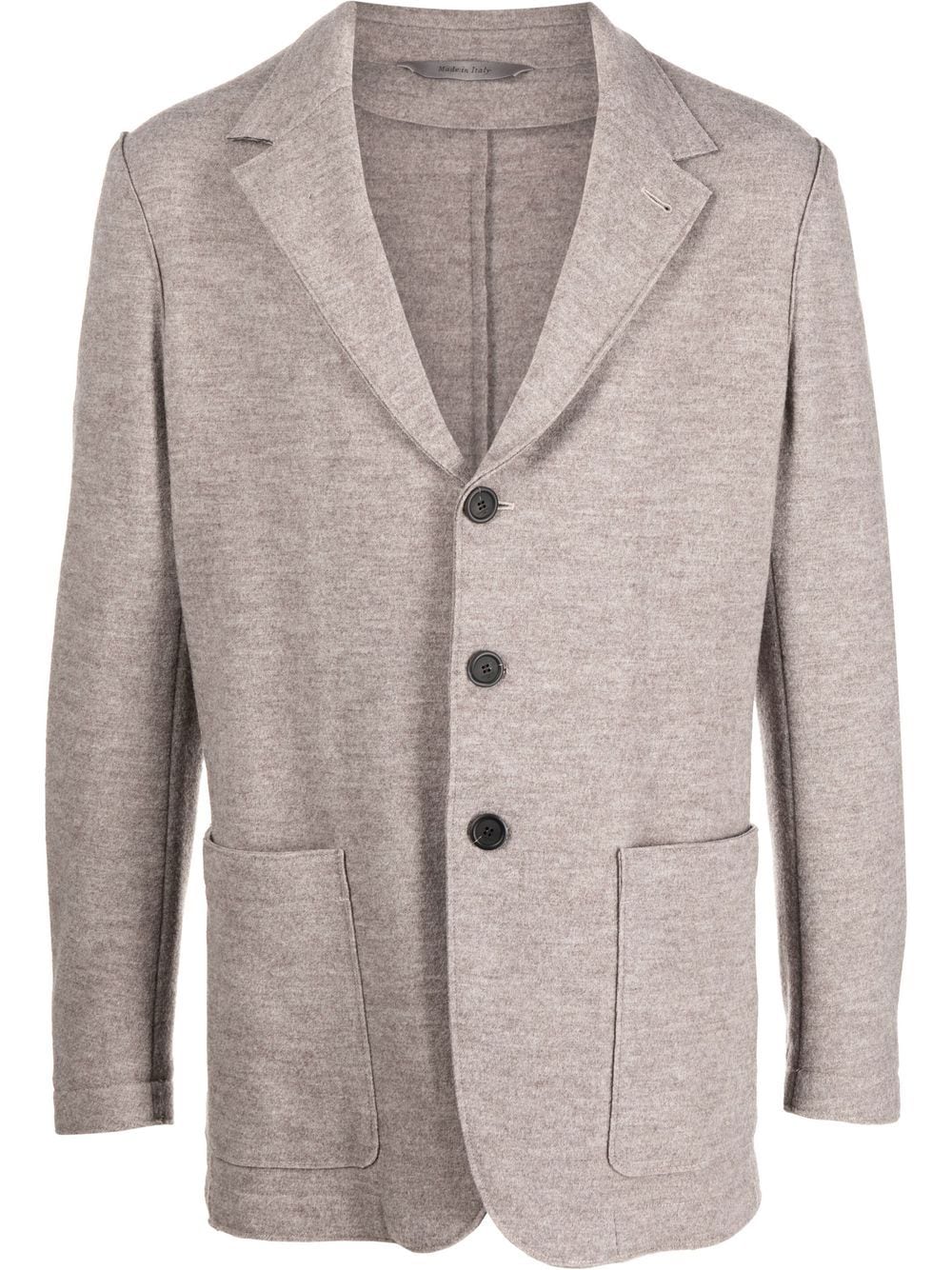 Canali single-breasted wool blazer - Grey von Canali