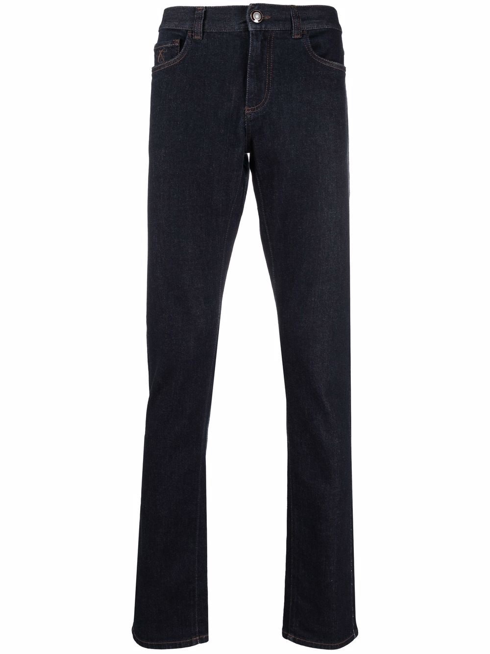 Canali slim-cut jeans - Blue von Canali