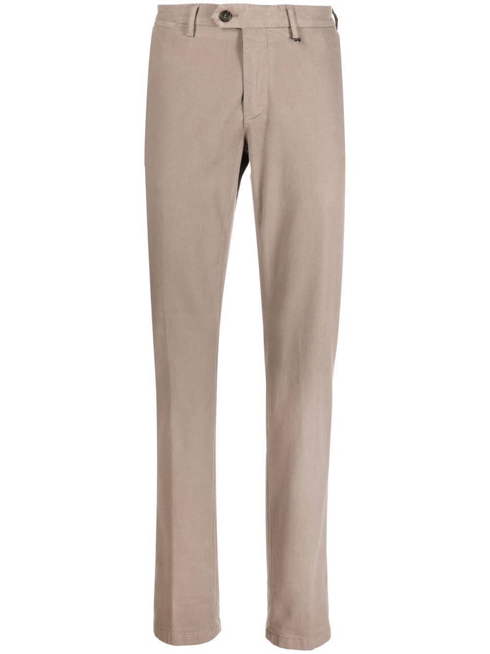 Canali slim-cut trousers - Neutrals von Canali