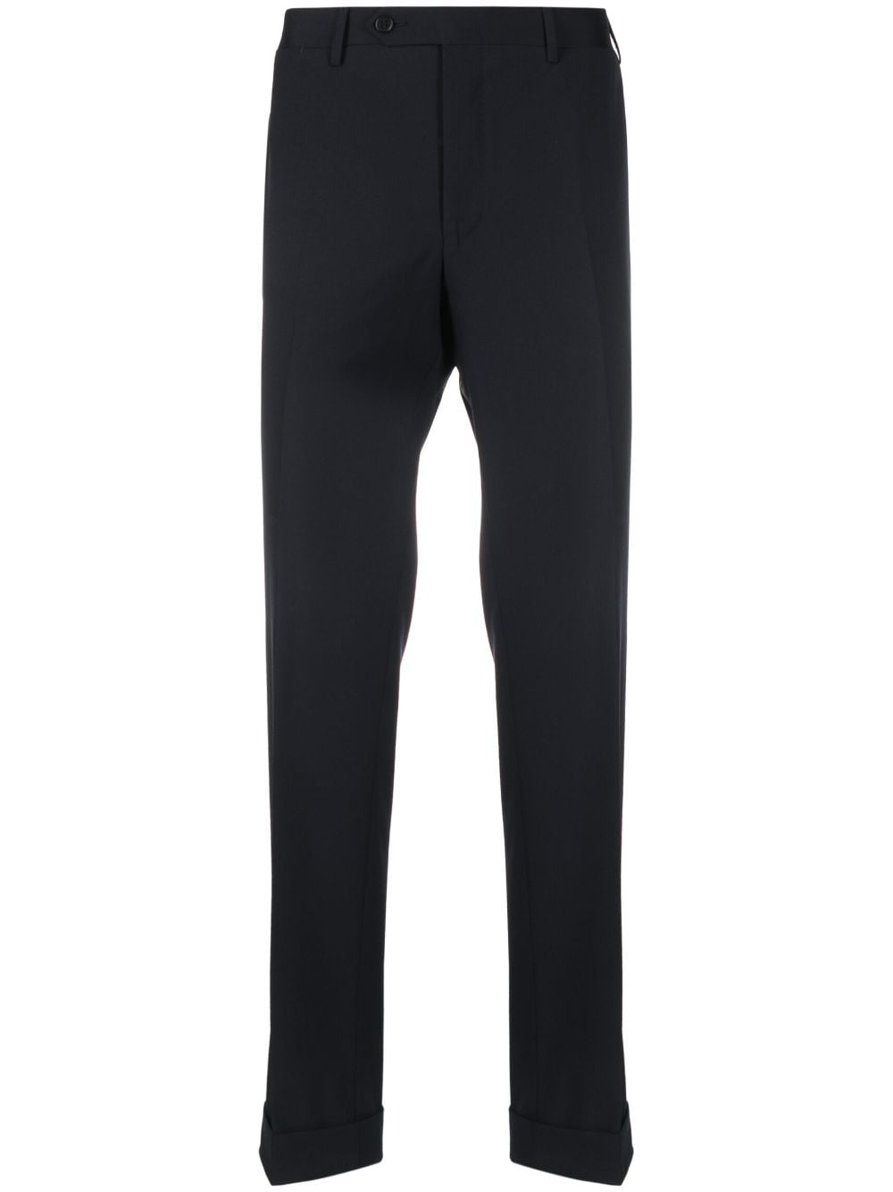 Canali straight-leg wool tailored trousers - Blue von Canali