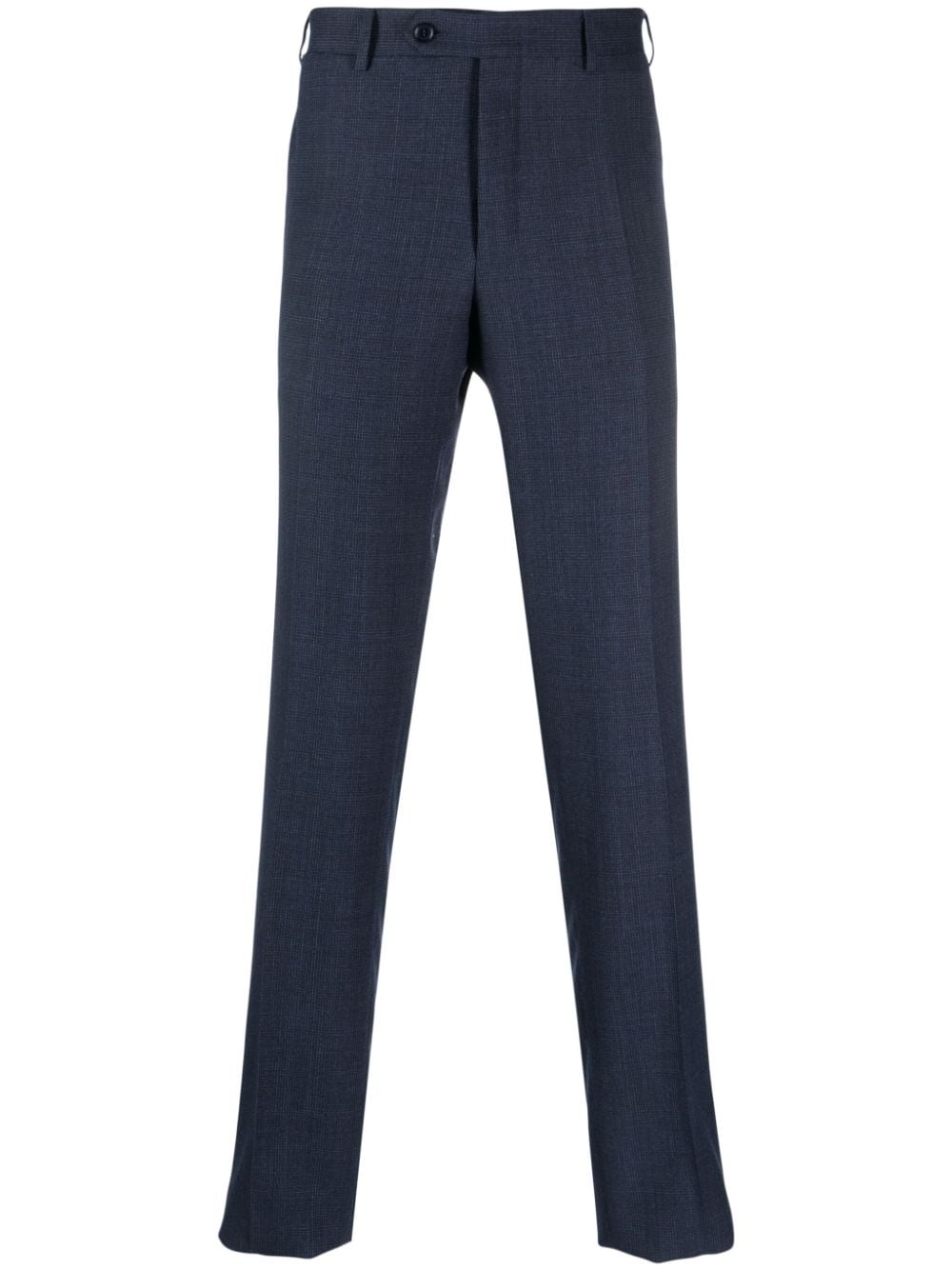 Canali straight-leg wool trousers - Blue von Canali