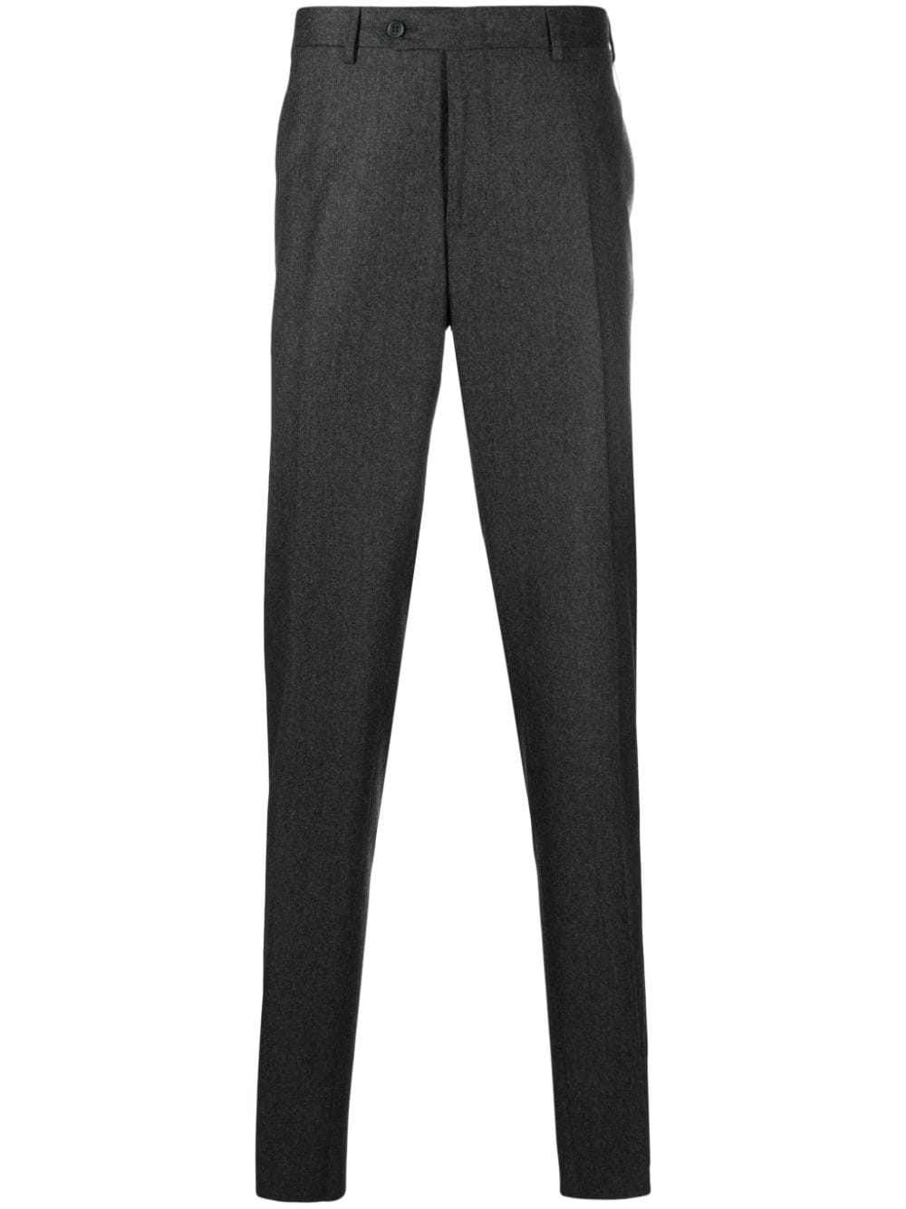 Canali straight-leg wool trousers - Grey von Canali