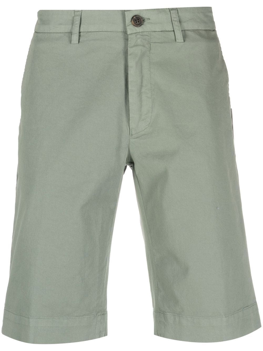 Canali stretch-cotton chino shorts - Green von Canali