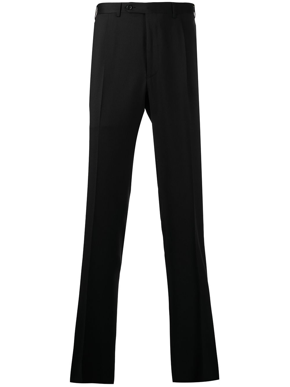 Canali tailored cut wool trousers - Black von Canali