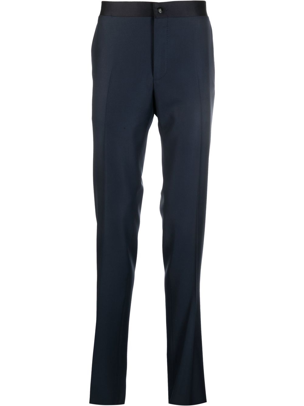 Canali tailored wool trousers - Blue von Canali