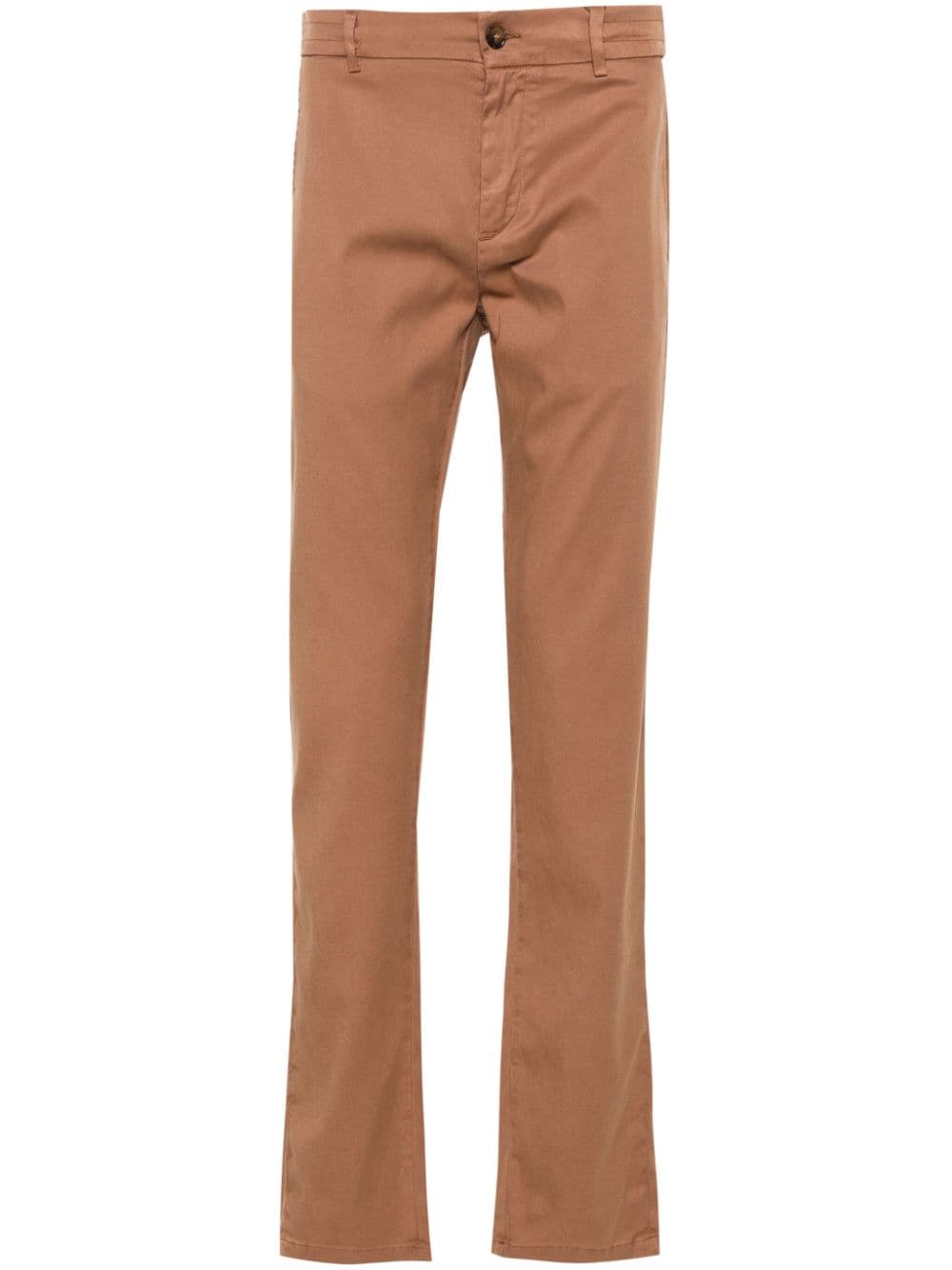 Canali twill tapered trousers - Neutrals von Canali