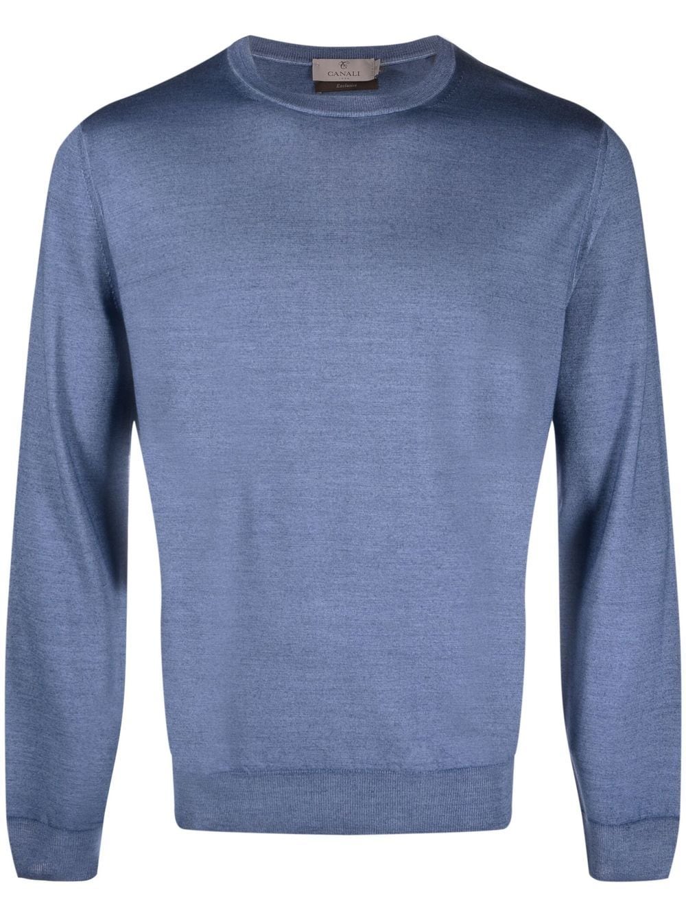 Canali wool-silk blend sweatshirt - Blue von Canali