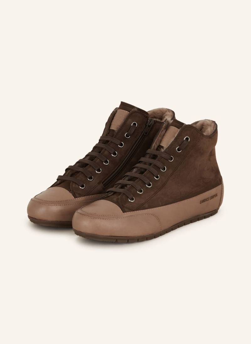 Candice Cooper Hightop-Sneaker Plus Mit Echtfell beige von Candice Cooper