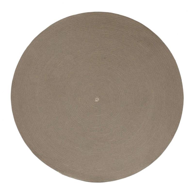 Circle Rund Teppich, Grösse d. 140 cm, Farbe taupe von Cane-line