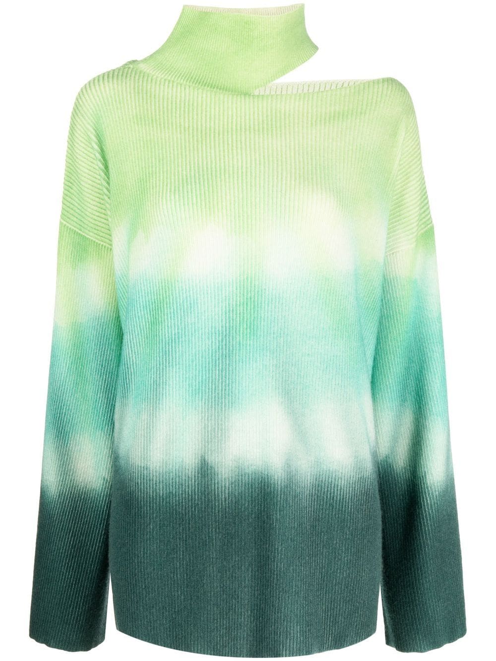 Canessa Talisman tie-dye jumper - Green von Canessa