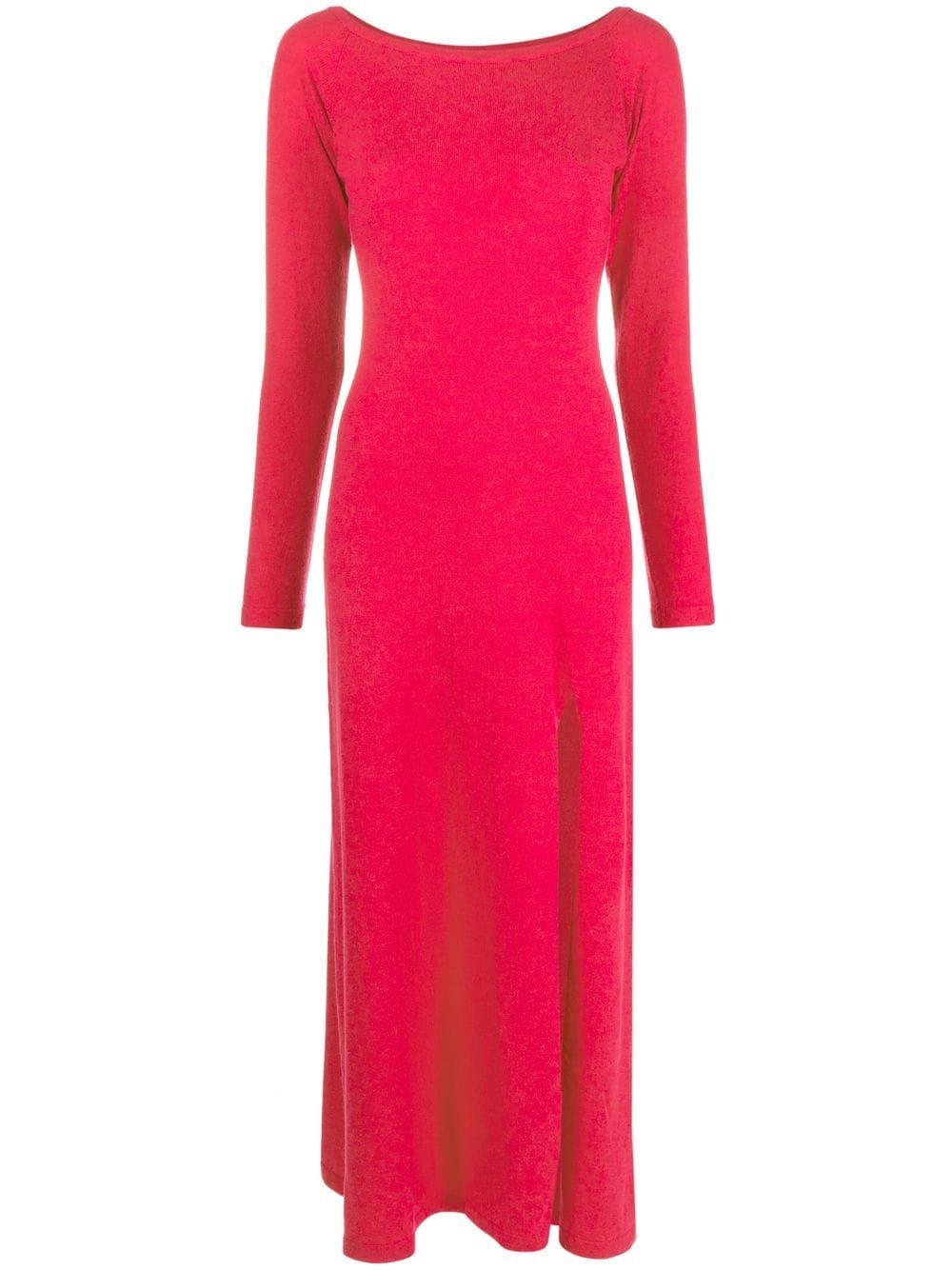 Canessa long fine knit cashmere dress - Pink von Canessa