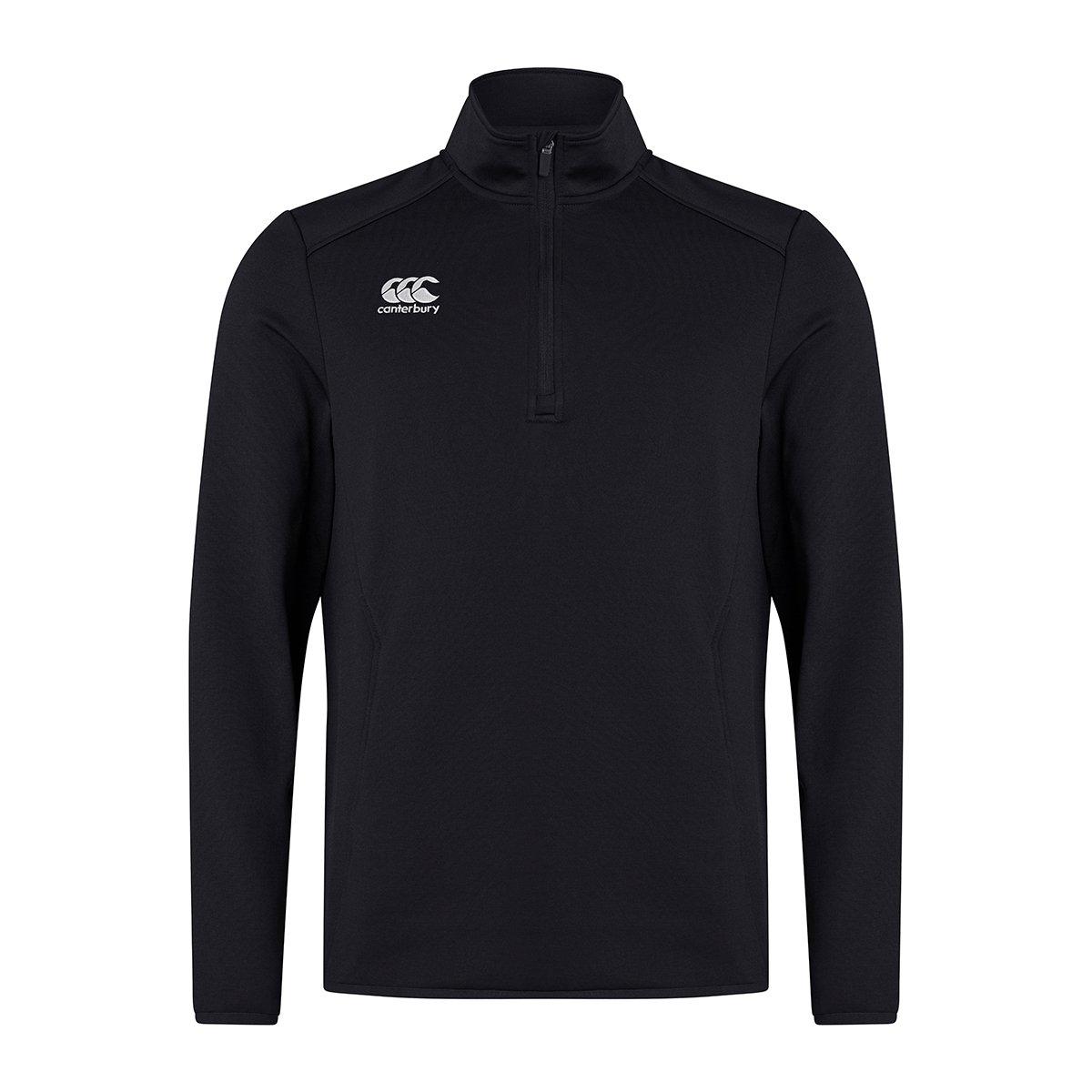 Club Zip Neck Track Top Herren Schwarz L von Canterbury