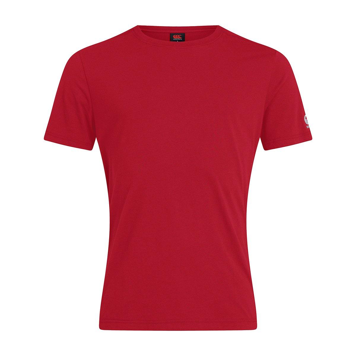 Tshirt Club Plain Herren Rot Bunt L von Canterbury