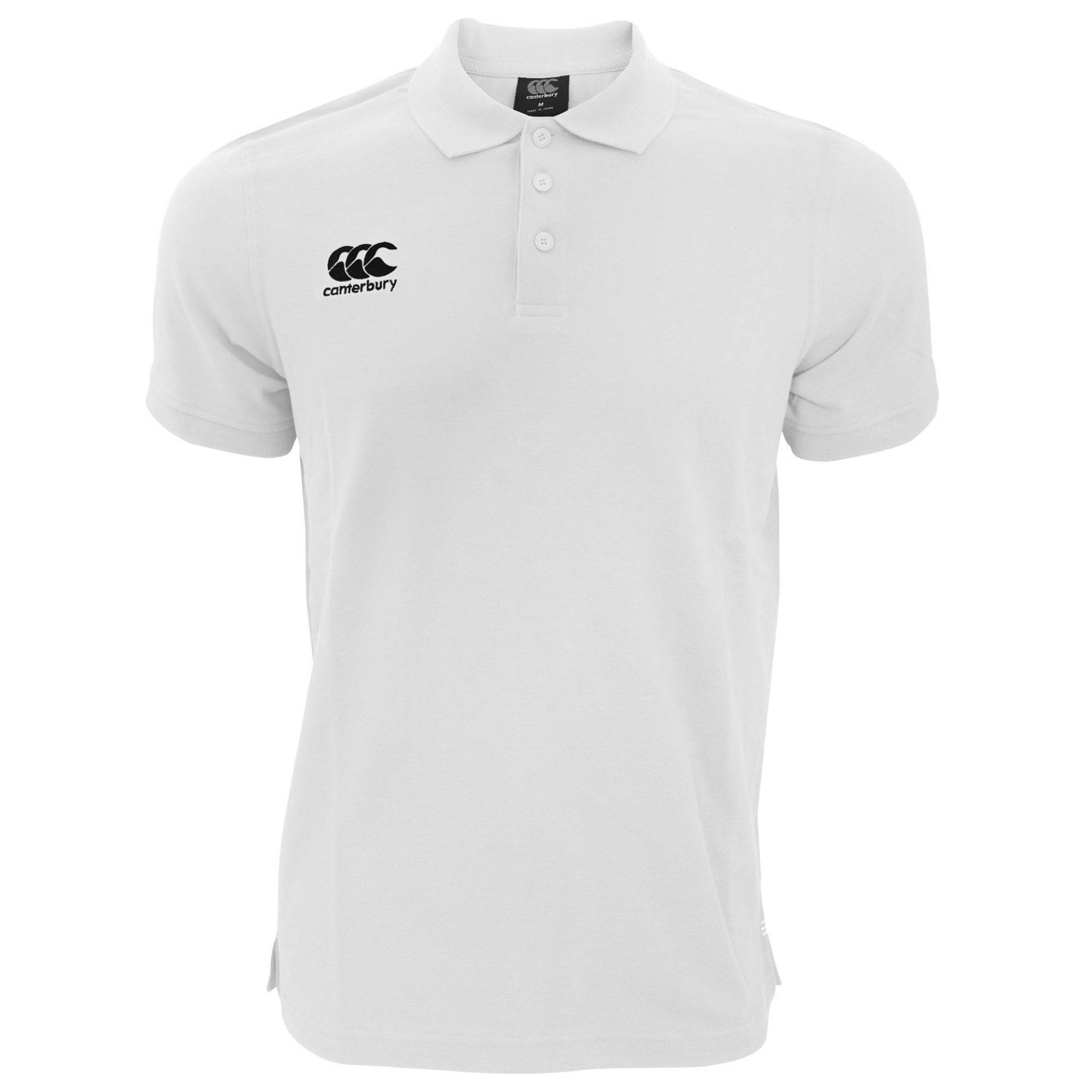 Waimak Kurzarm Pique Polo Herren Weiss 3XL von Canterbury