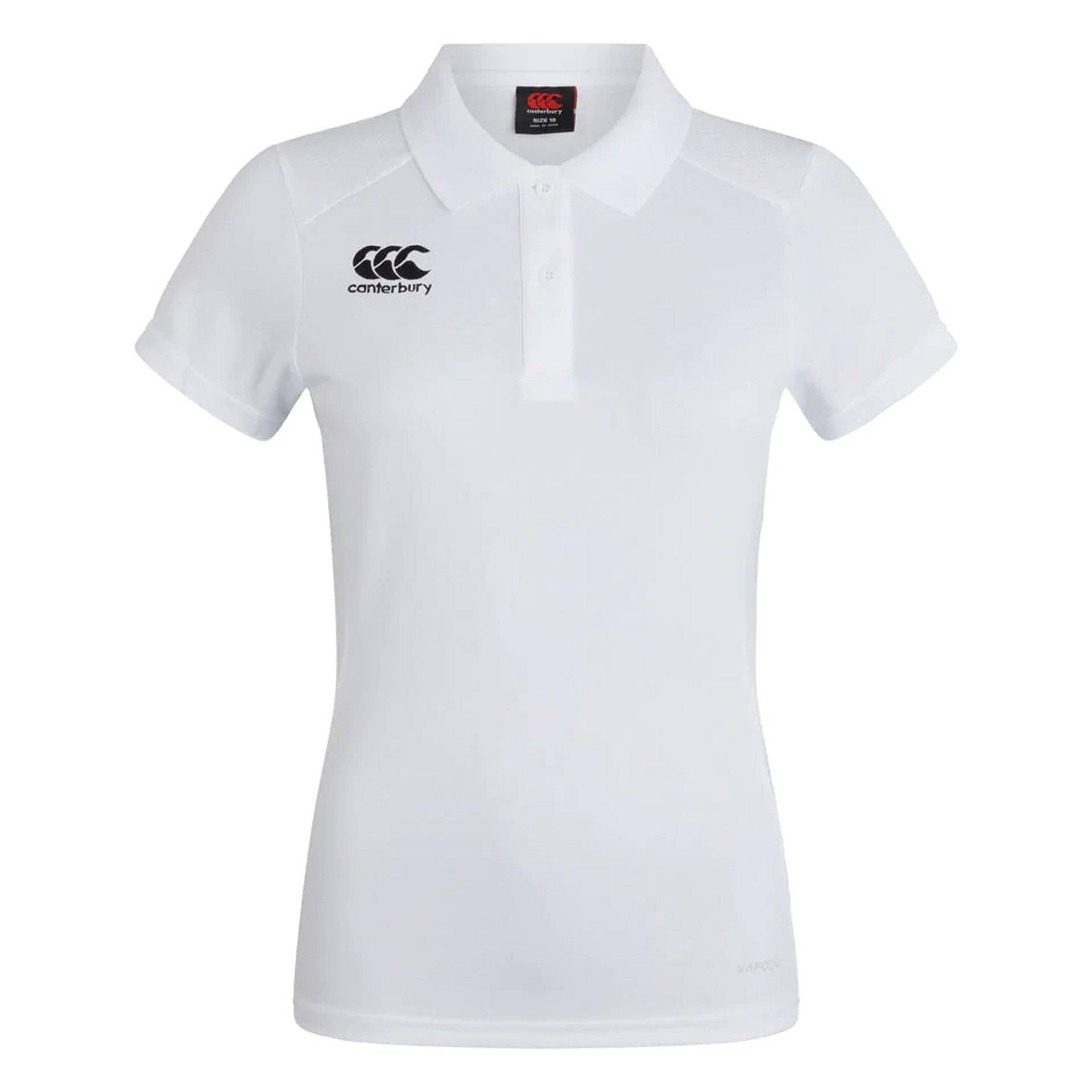 Club Dry Poloshirt Damen Weiss 36 von Canterbury