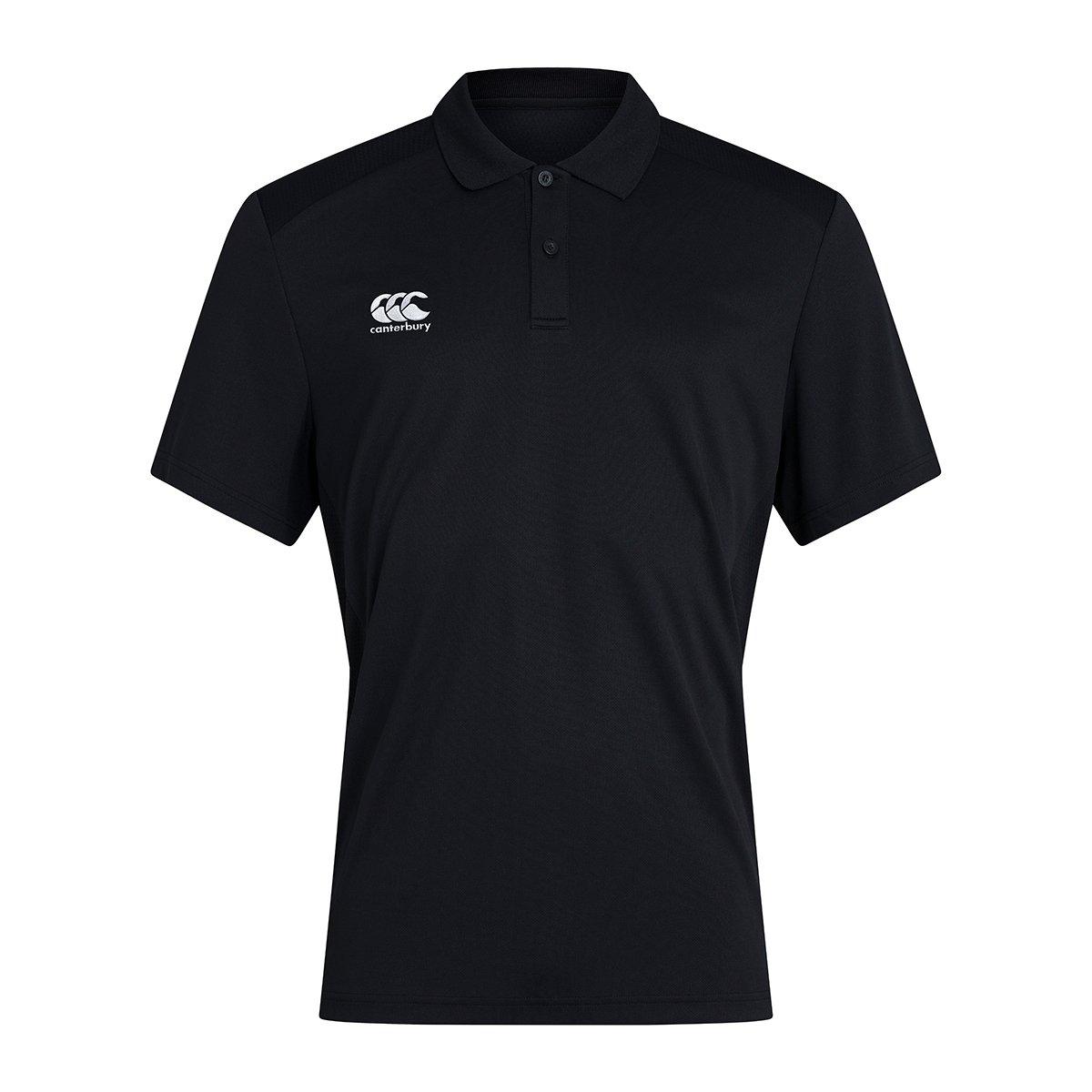 Club Dry Poloshirt Herren Schwarz XL von Canterbury