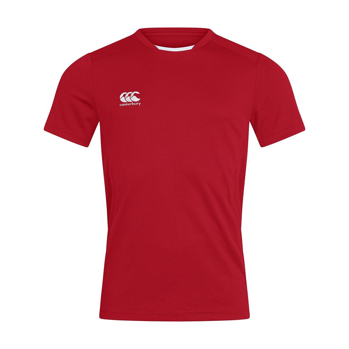 Club Dry Tshirt Herren Rot Bunt XXL von Canterbury