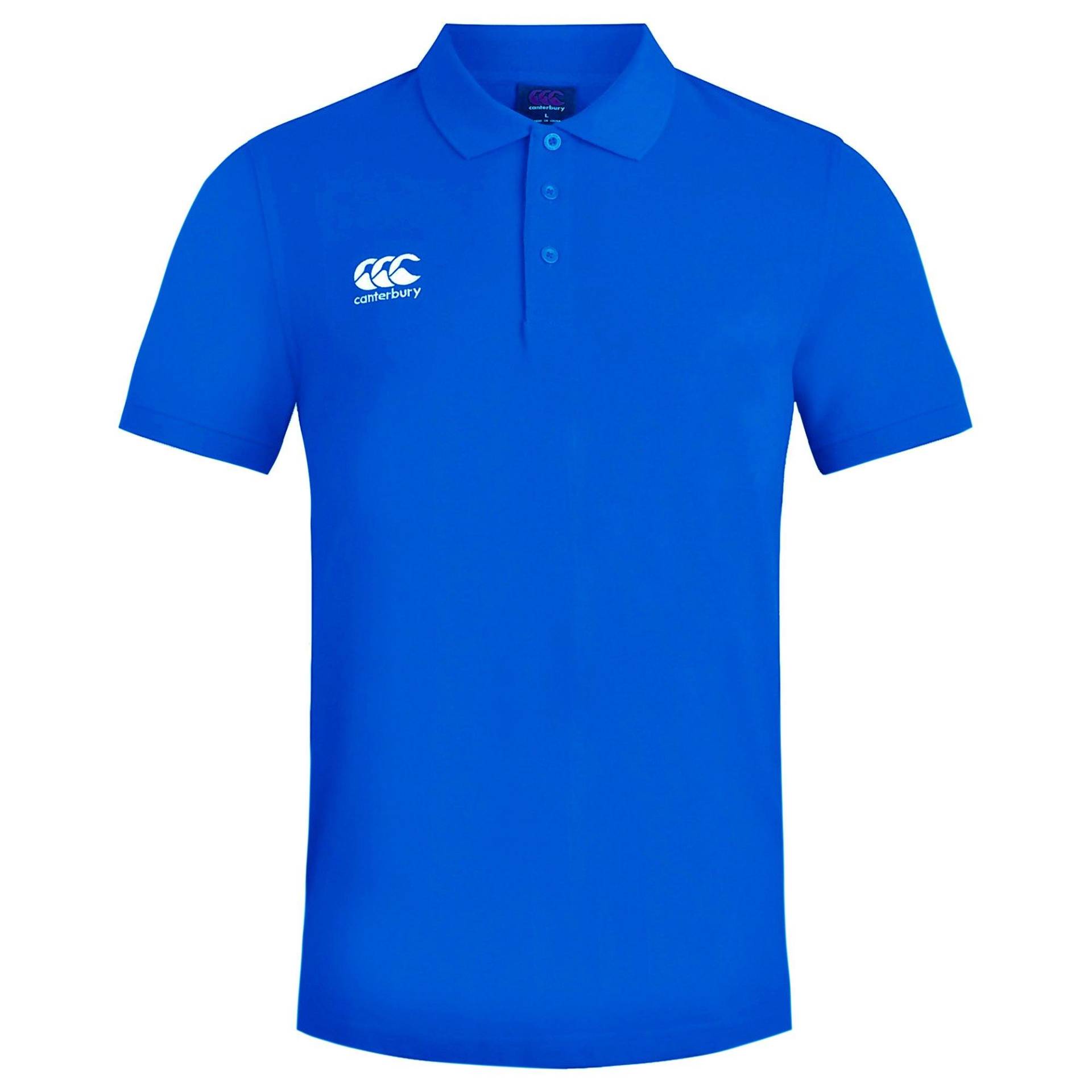 Waimak Short Sleeve Pique Polo-hemd Herren Königsblau XL von Canterbury