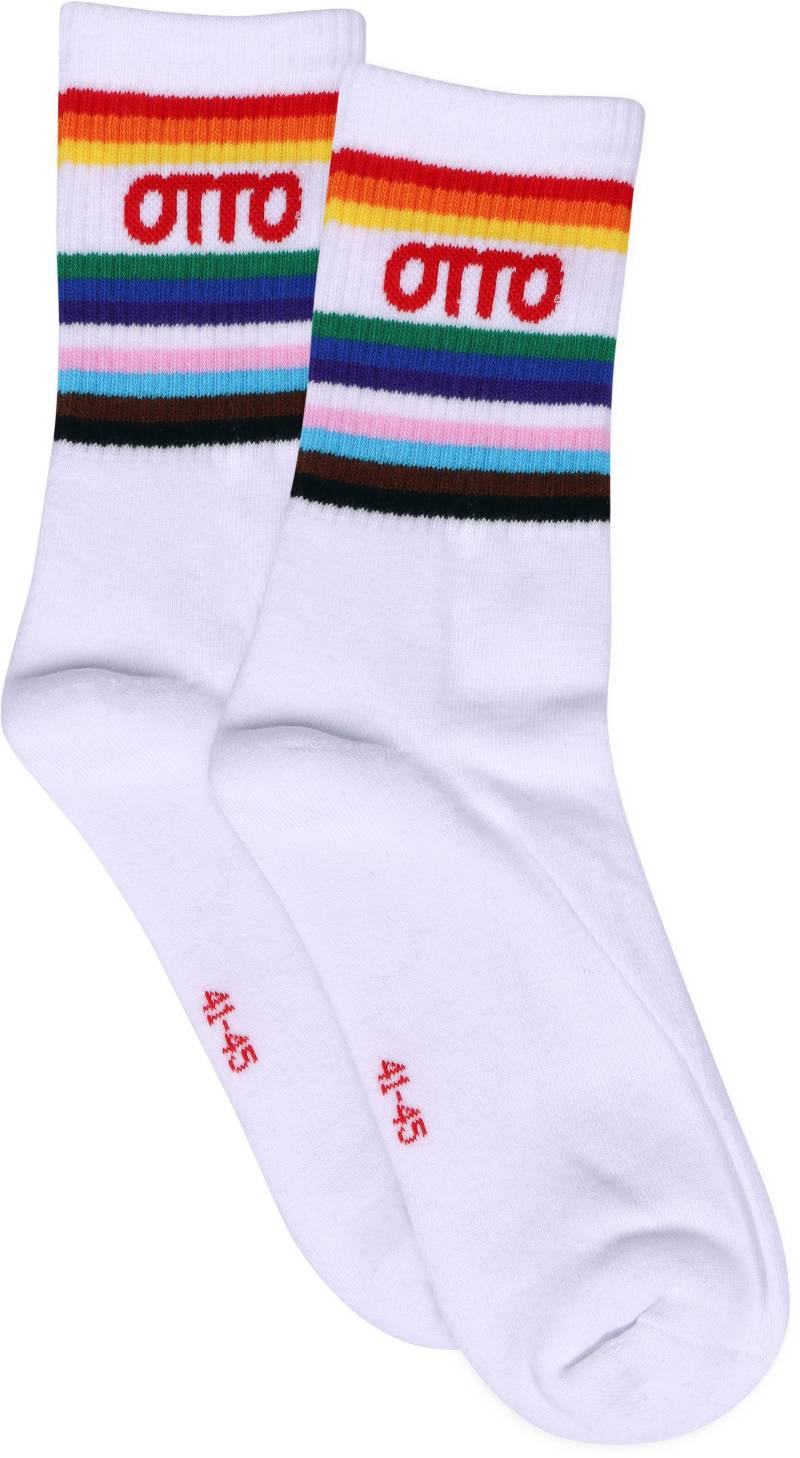 Capelli New York Socken, Limited Edition Pride-Socken mit OTTO-Logo, hochwertige softe Qualität von Capelli New York