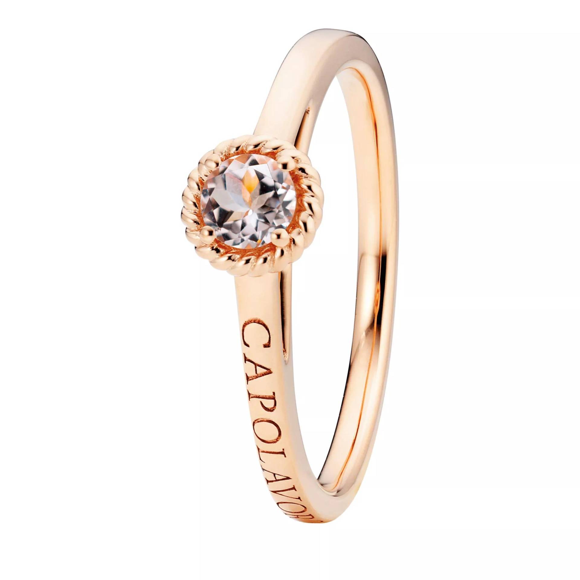 Capolavoro Armbanduhr - Amore Mio 18k rose gold, 1 morganit facetted Ø 4mm - Gr. 52 - in Gold - für Damen von Capolavoro