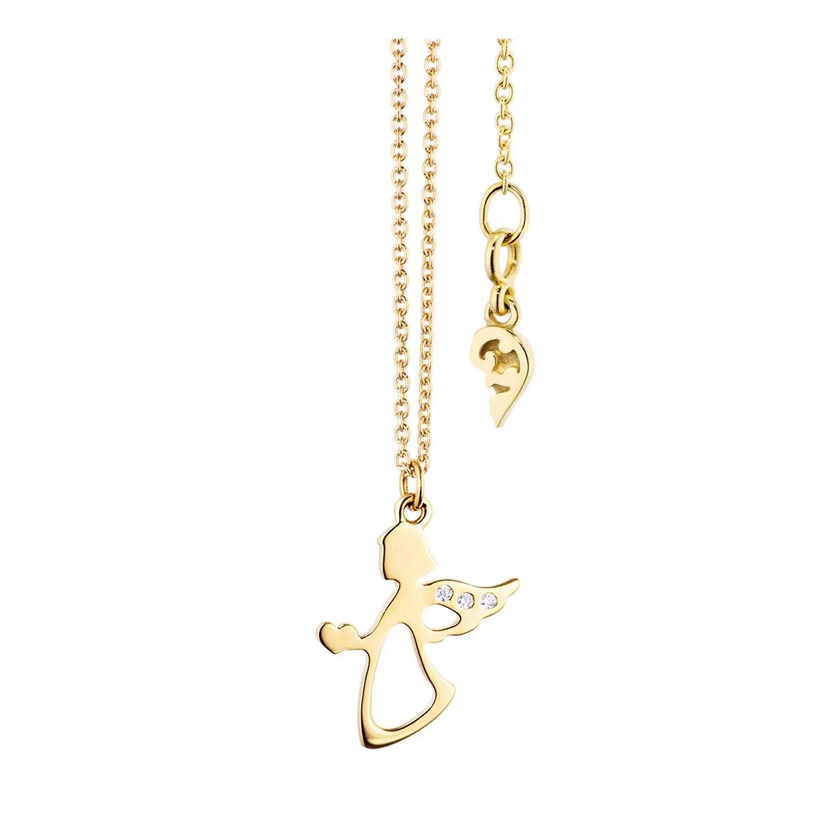 Capolavoro Armbanduhr - Collier "Joy" Angel, 3 diamonds brilliant cut 0.00 - Gr. unisize - in Gold - für Damen von Capolavoro